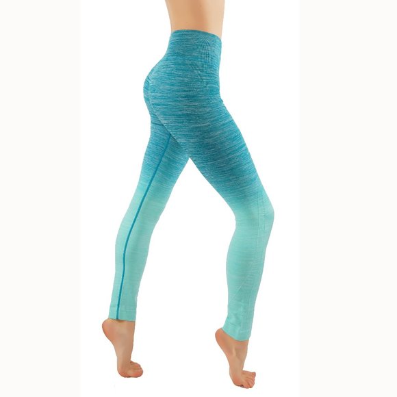 Pants & Jumpsuits | Ombre Leggings Yoga Pants Seamless Compression ...